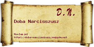 Doba Narcisszusz névjegykártya